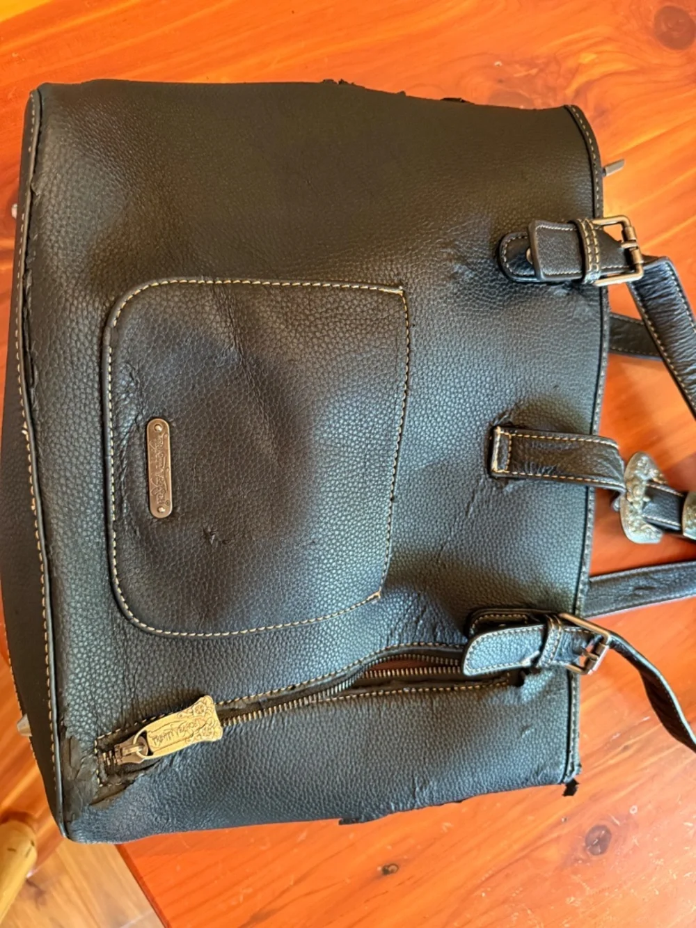 Western Cow hide tote purse